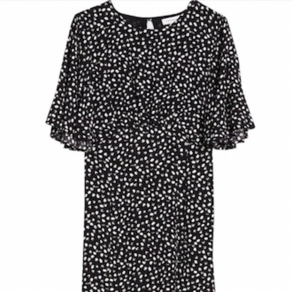 Topshop Austin Print Midi Dress